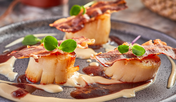 Scallop and Pancetta